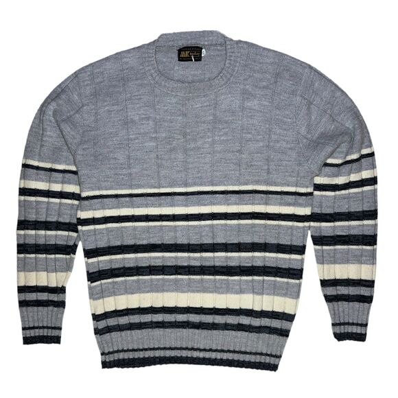 Milwaukee Knit Ribbed Knit Sweater Mens XL True Vintage 1960s - Picture 1 of 6